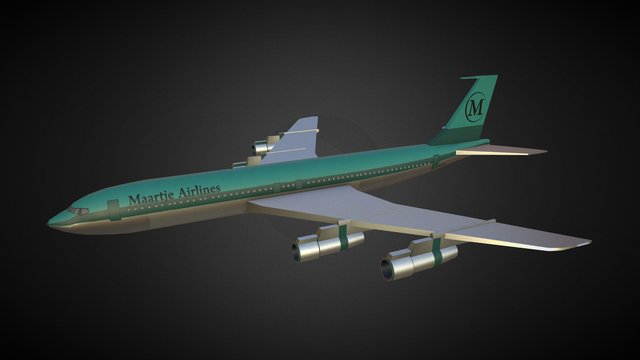 BOEING 707 3D Model
