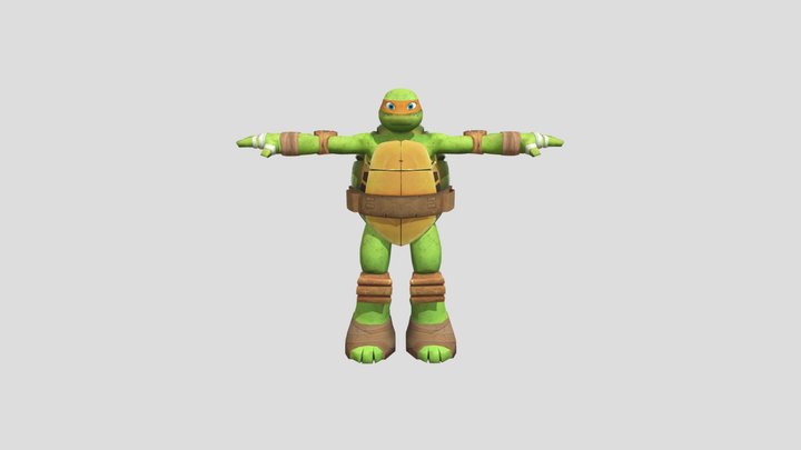 Michaelangelo TMNT 2012 3D Model