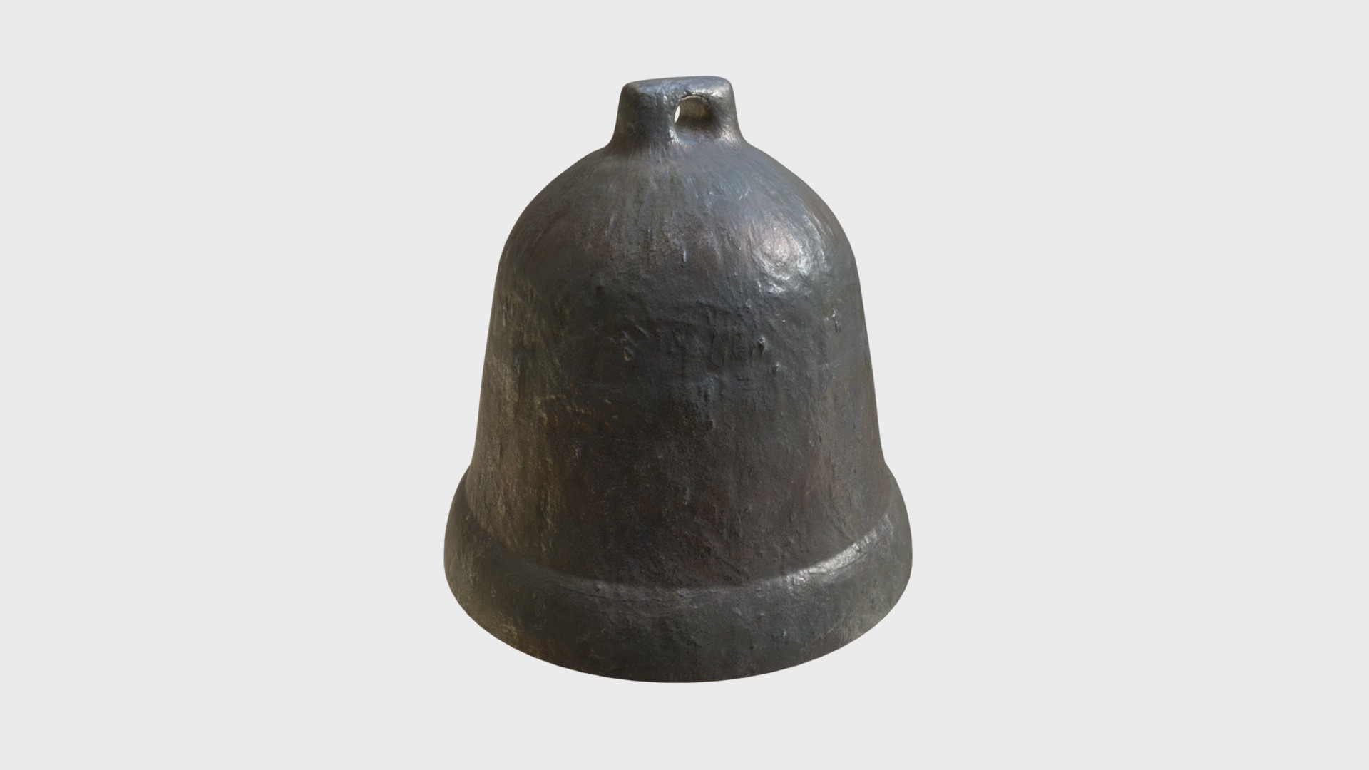 3D model Bell - This is a 3D model of the Bell. The 3D model is about a black vase with a handle.