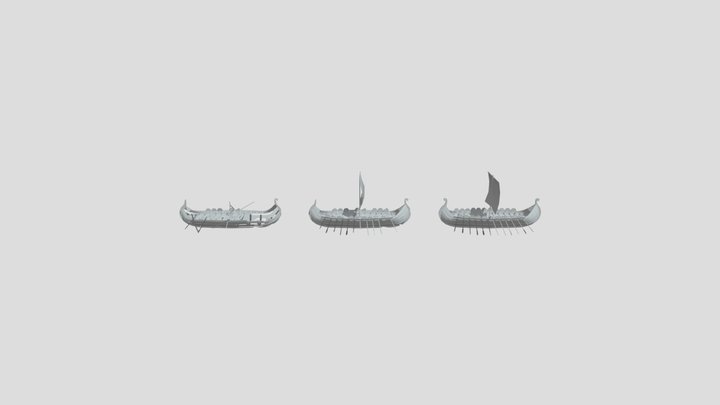 Drakkar 3D Model