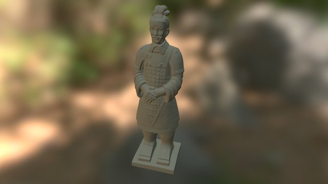 Terracotta Soldier 3D Model