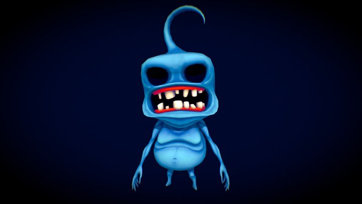Stylized Monster - Bugga Buggy 3D Model