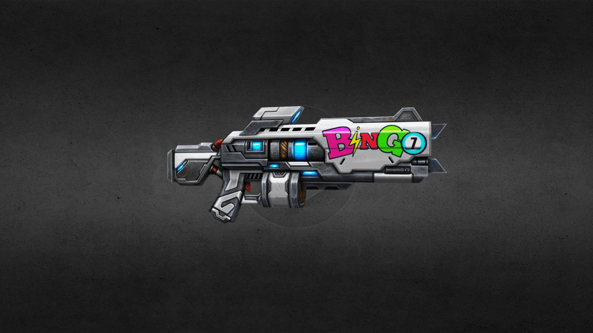 automatic-gun_bingo_01 - 3D model by CC (@ccsf) [b4d3b85] - Sketchfab
