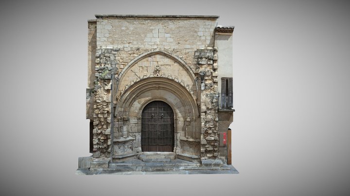 Monestir de Santes Creus - Acceso al claustro 3D Model
