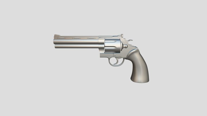 revolver 3D Model