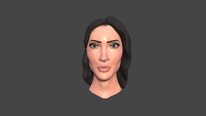 Megan Bust 3D Model