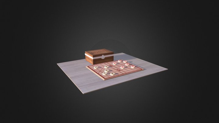 棋盤 3D Model