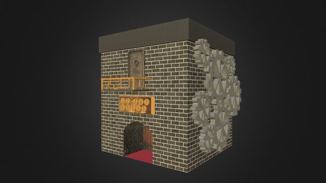 Moité de bar Steampunk 3D Model