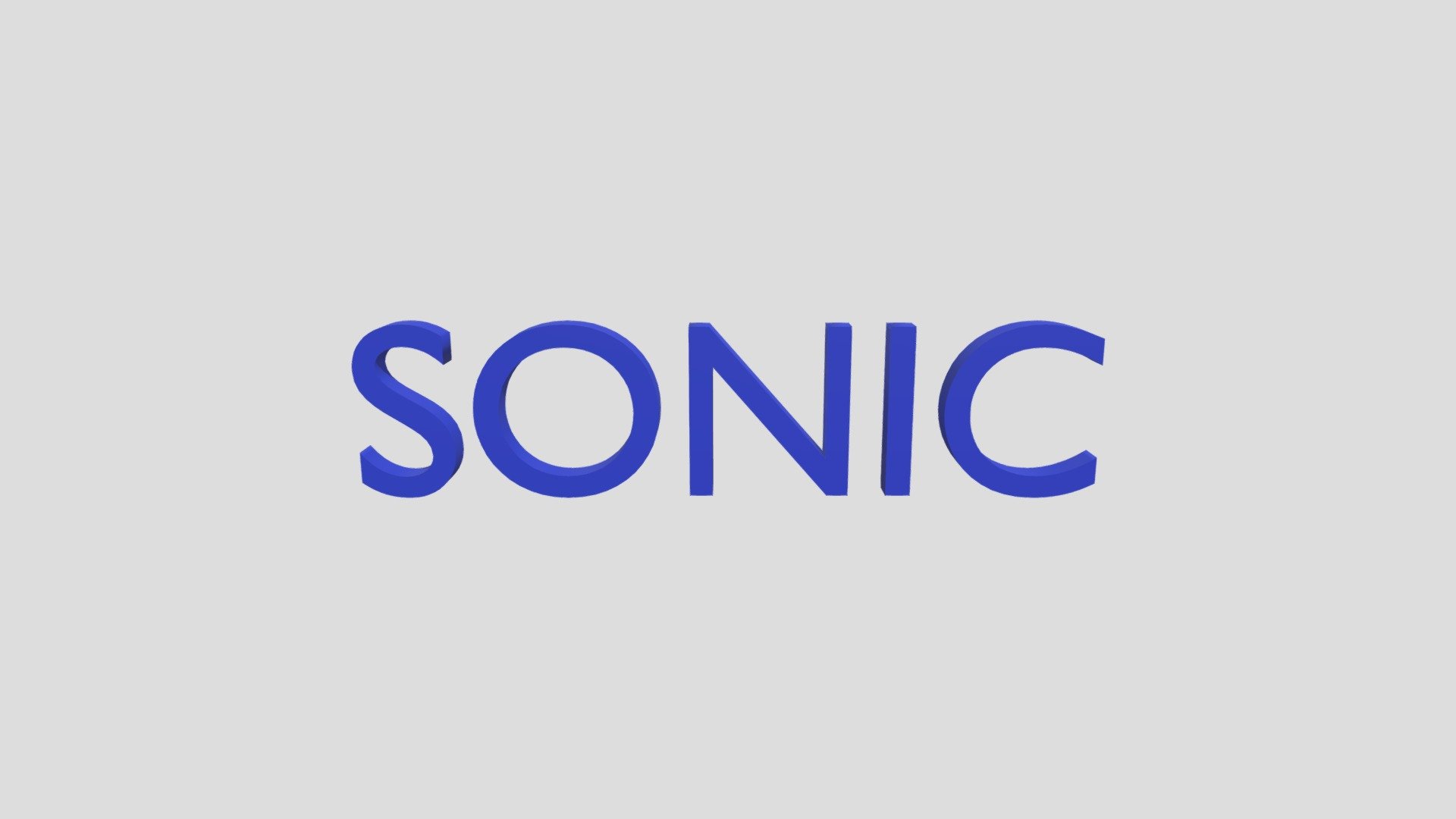 Sonic the Hedgehog Logo - 3D model by Walmart 2023 Gamer (@walmart2022 ...