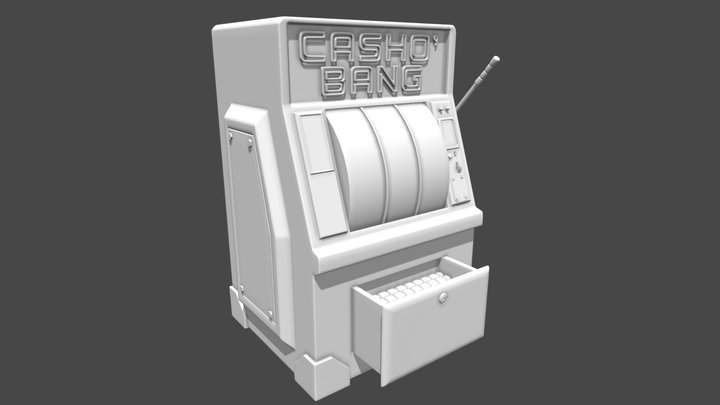 slot machine 3D Model