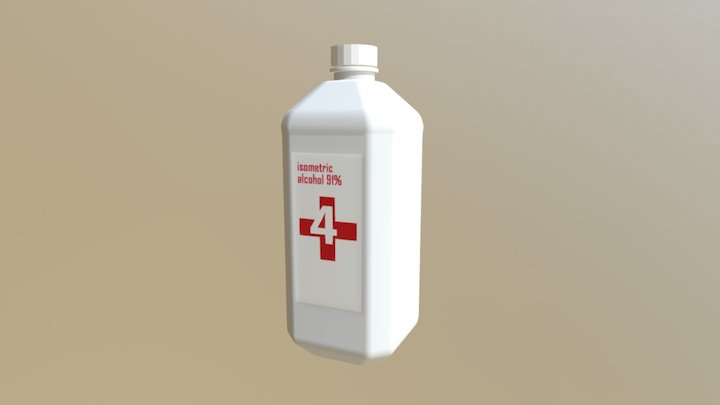 [Asset_16] Medicinal Alcohol 3D Model