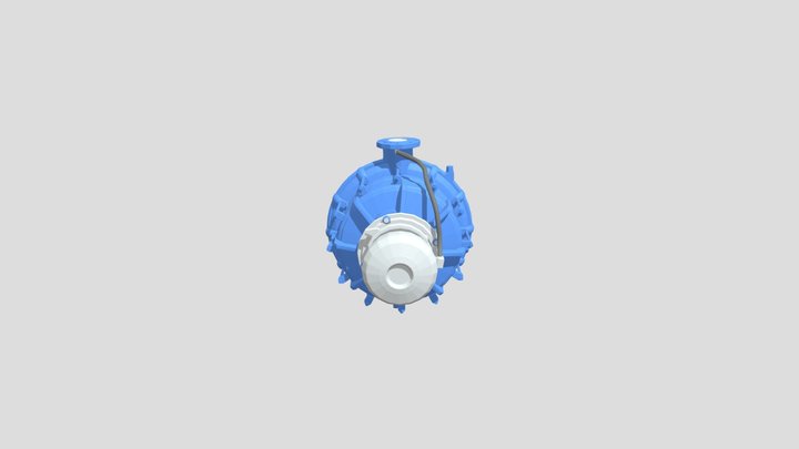 Agricultural adaptor for water pump 3D Model