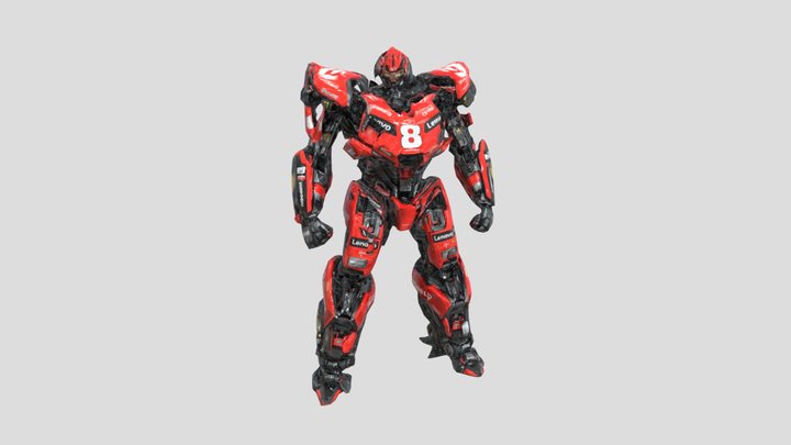 Crimson Colossus 3D Model