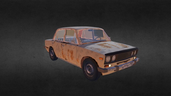 VAZ 2106 3D Model