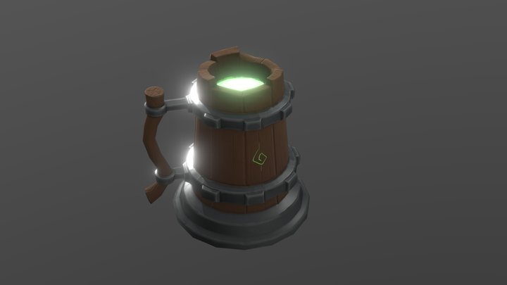 Stylized Mug 3D Model