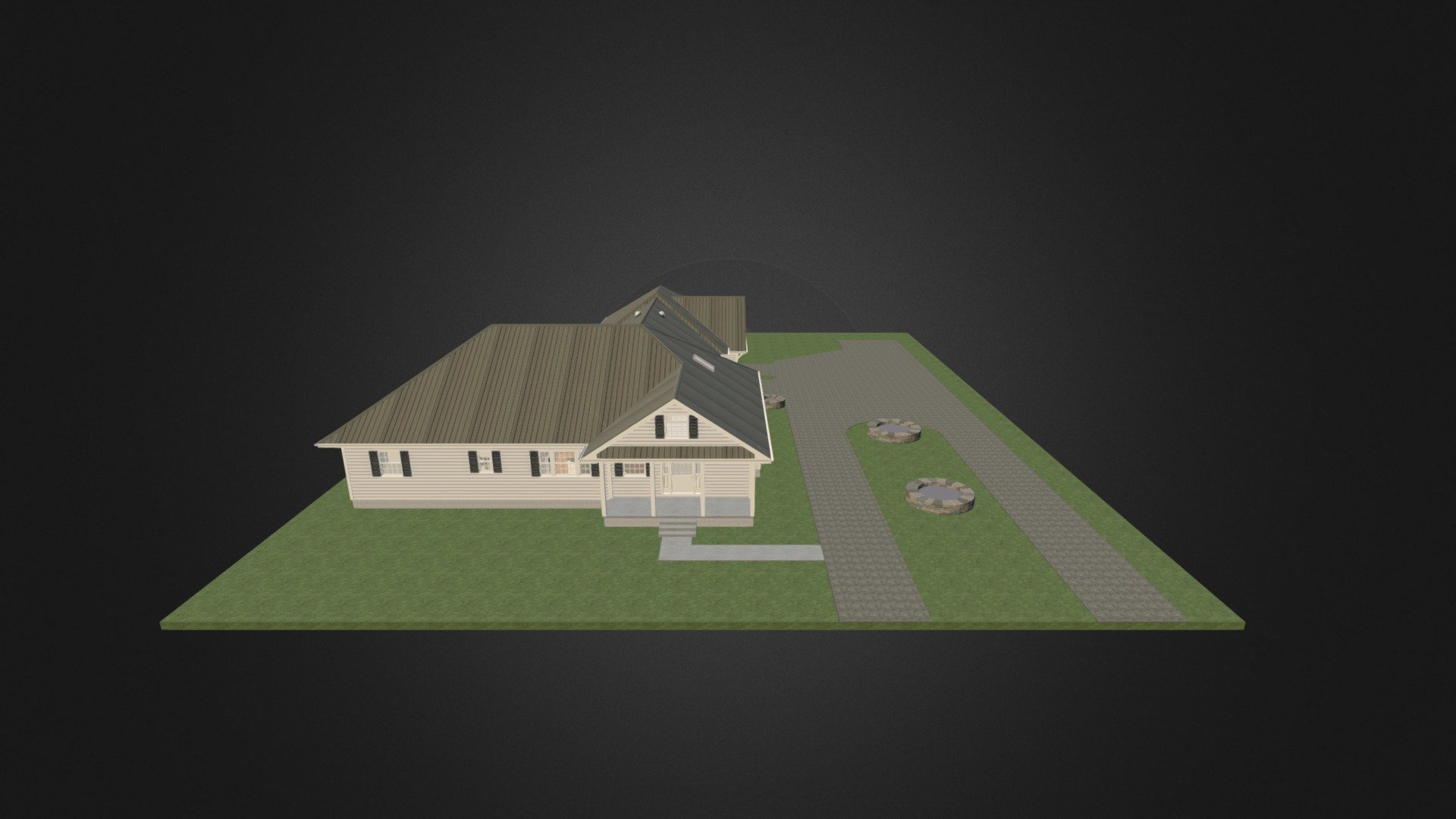 Farmhouse addition - 3D model by Design Build Solutions ...
