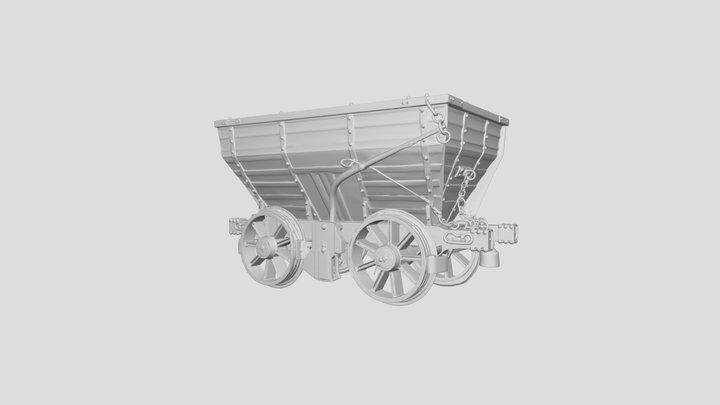 Coal Hopper Wagon – Modelo 3D gratuito STL