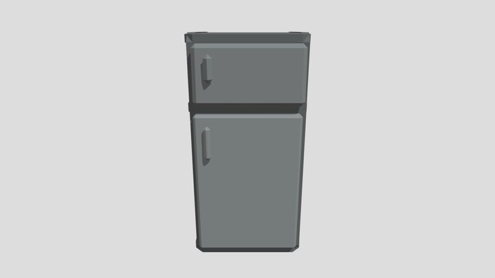 Fridge (Refrigerator) 3D Model