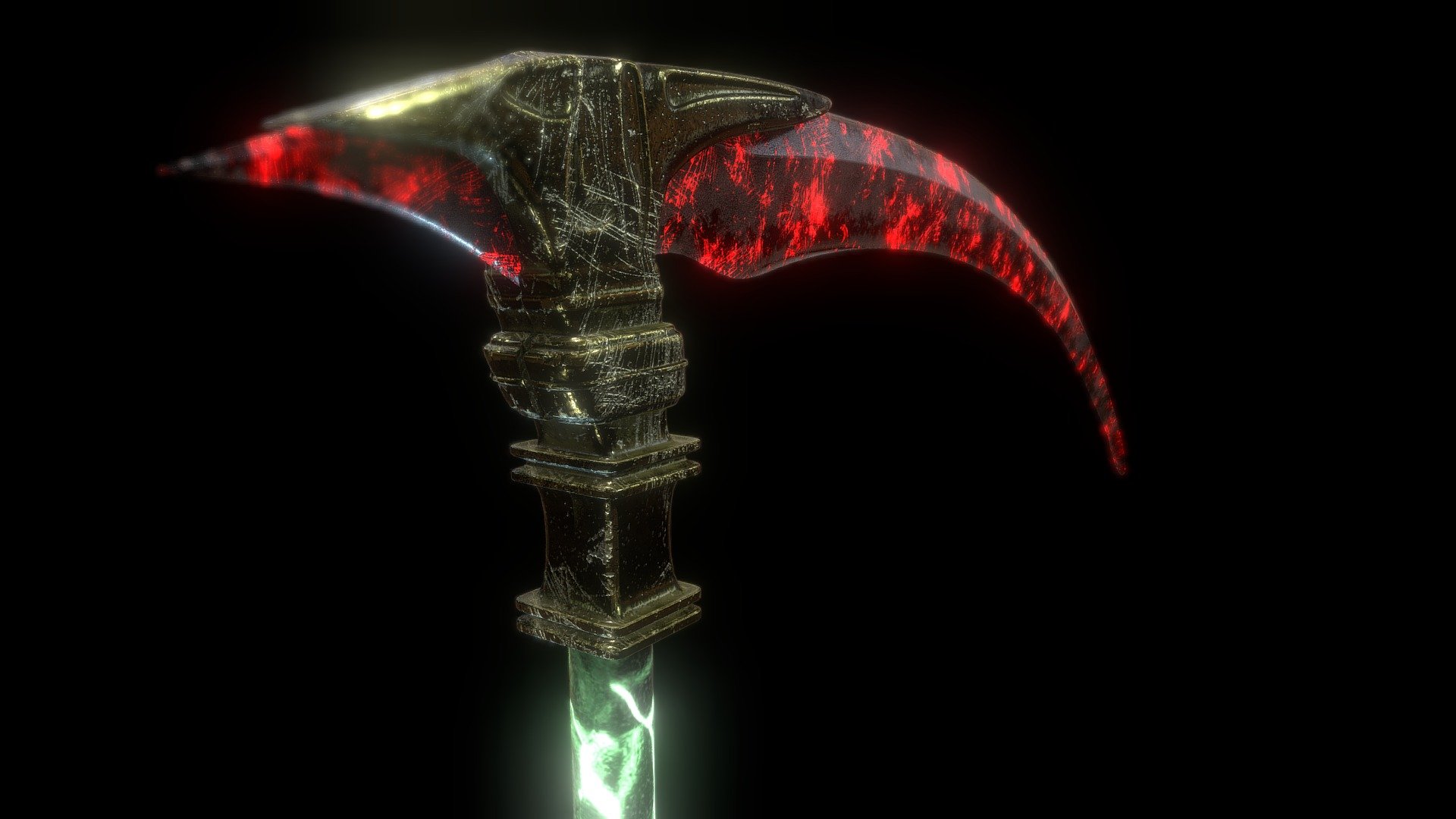 OBSIDIAN LAMINA SCYTHE - Buy Royalty Free 3D model by yeepikayey ...