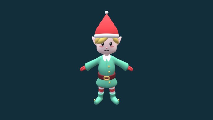 Christmas elf 3D Model