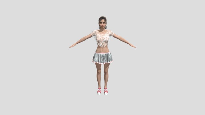 Girl (HQ MODEL TEST) 3D Model