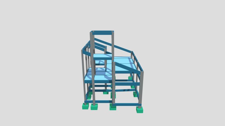 Projeto Residencial - Casa da Árvore 3D Model