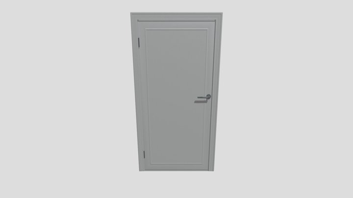 A simple Modern White door