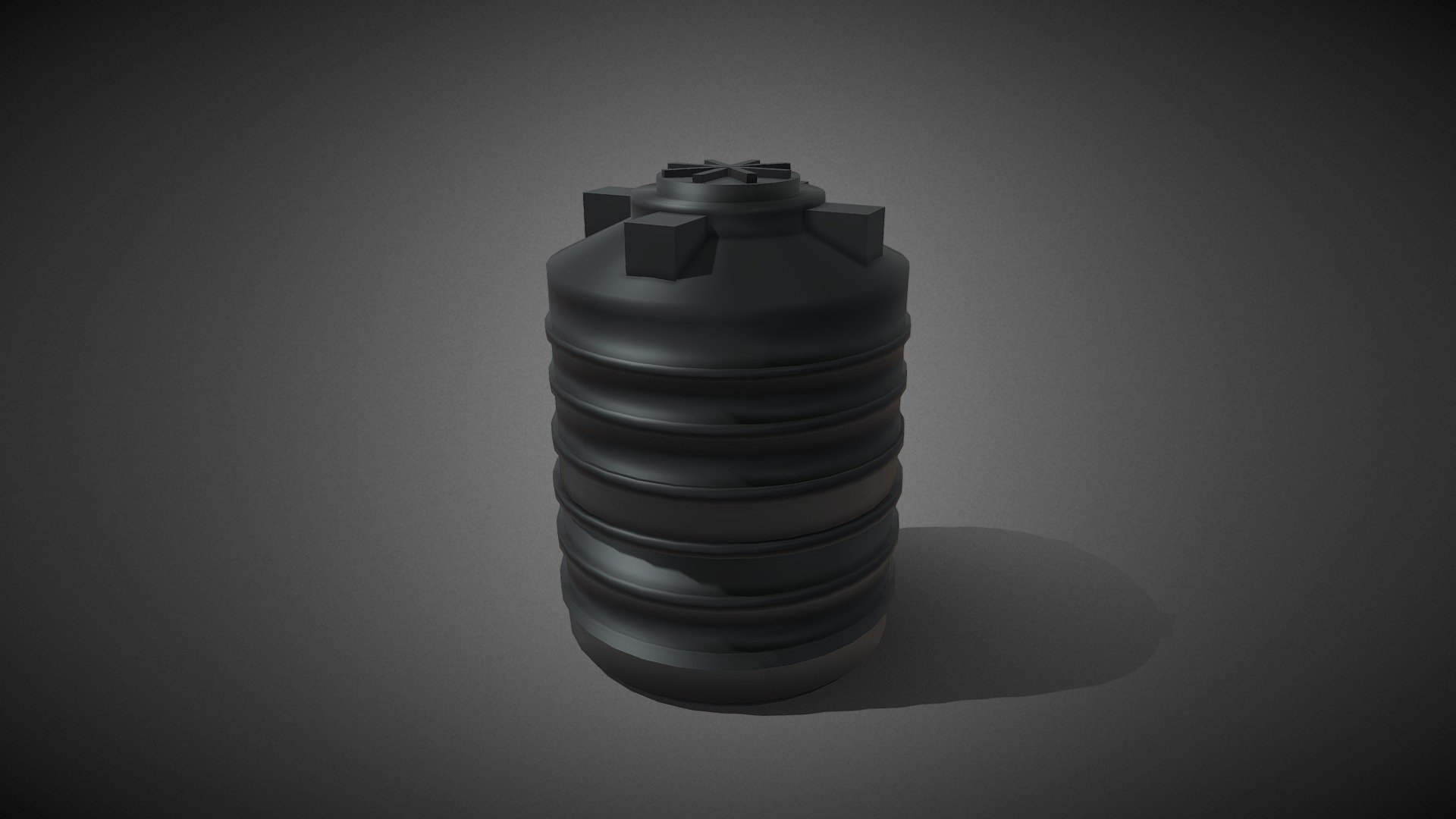 Plastic Water Tank Download Free 3D model by Akshat