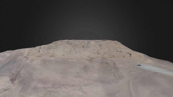 Templo del Sol, Pachacamac - Lima 3D Model