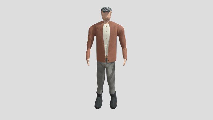 Pj UV 3D Model