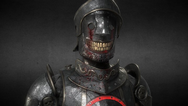 Cursed Crusader 3D Model