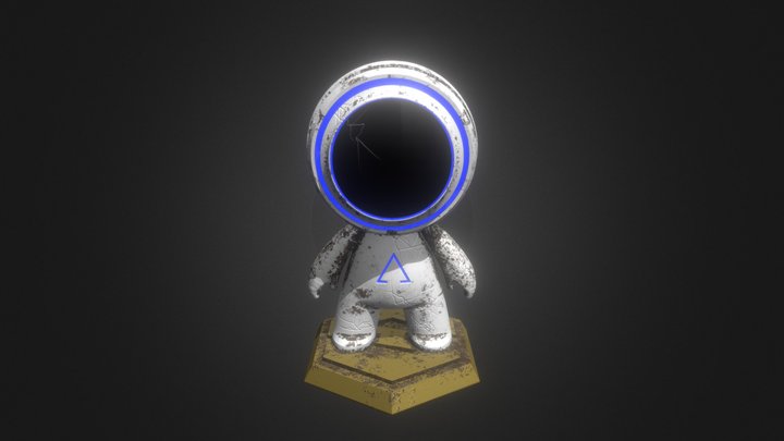 Astronaut - Space crash 3D Model