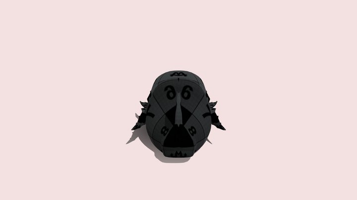 Rhino beetle with uv 3D Model