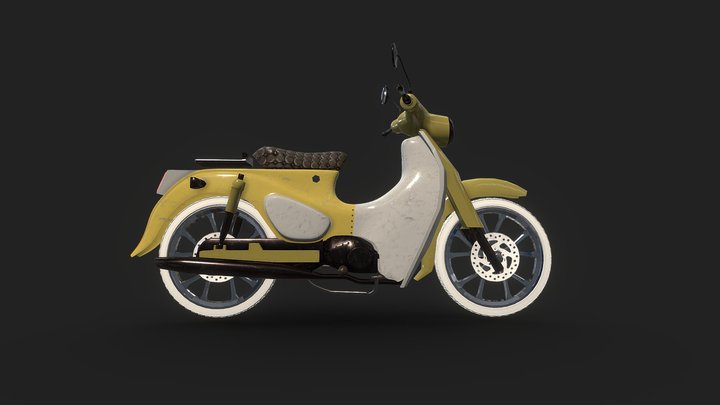 HONDA SUPER CUB 110 3D Model