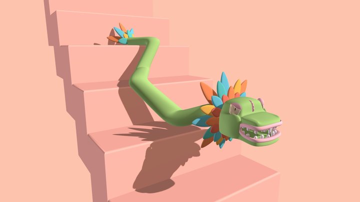 Quetzalcoatl 3D Model