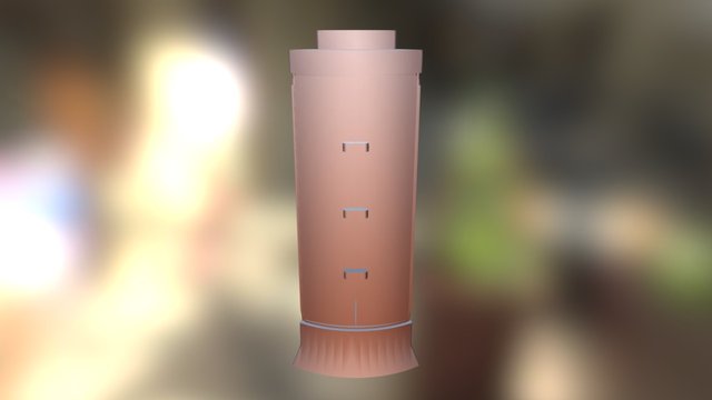 Solar Kettle Closed Covers 3D Model