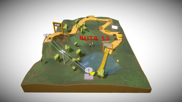 BIKE PARK 3D Model