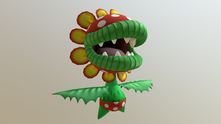 Petey Piranha - Mario Party 10 3D Model
