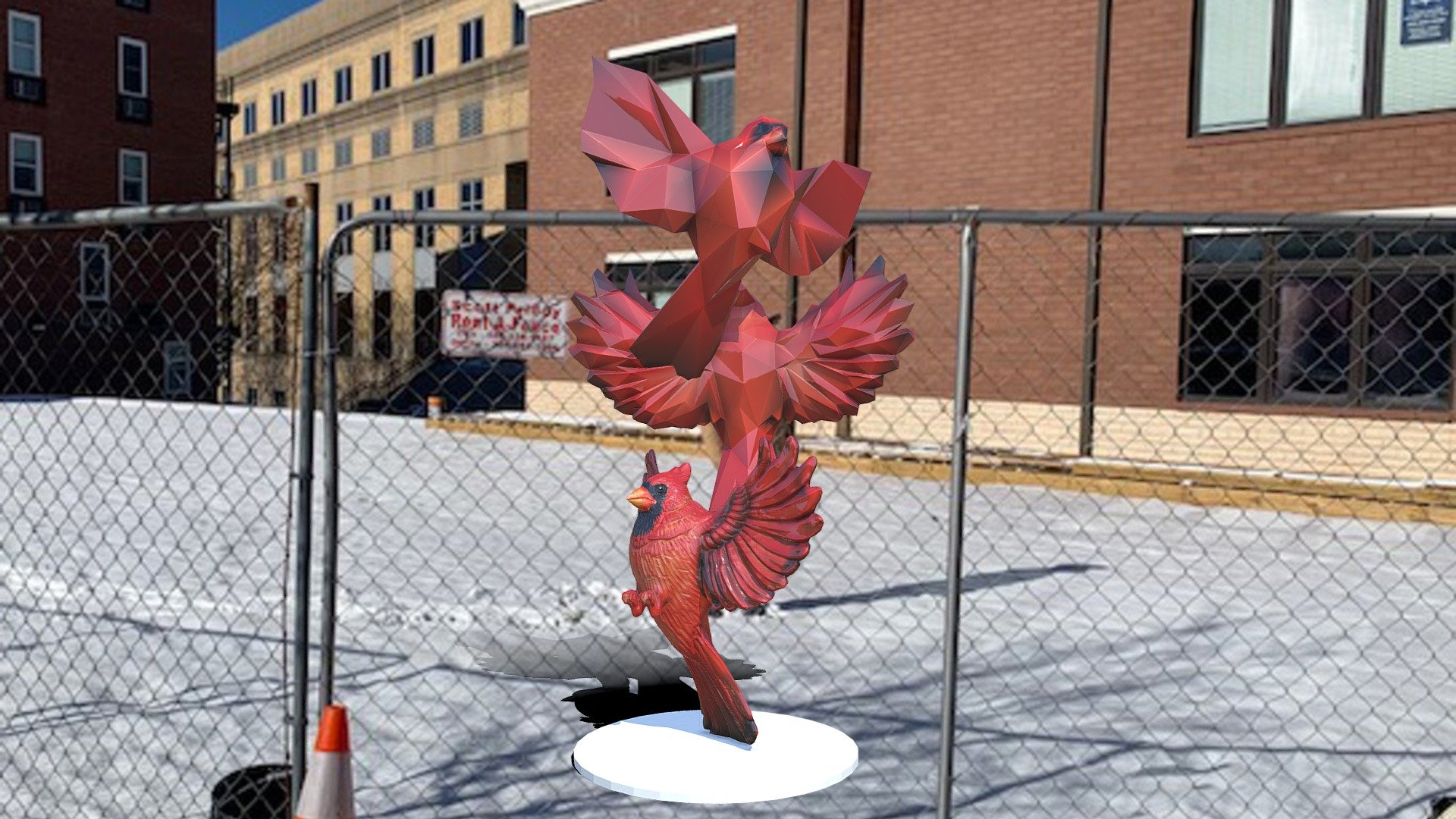 RISING CARDINALS - 3D model by lestersculpt [b4e258e] - Sketchfab