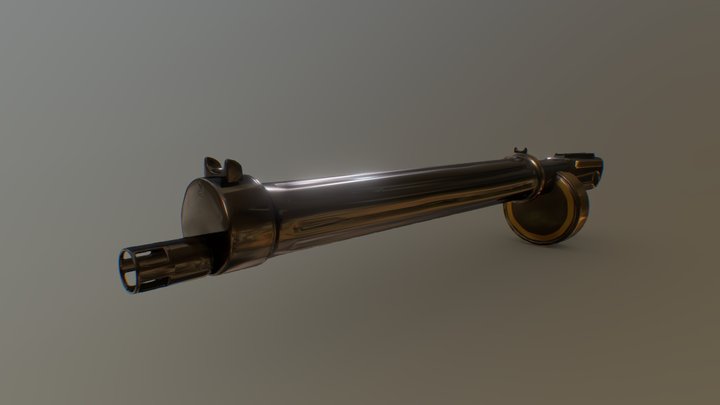 Imperial Machine Gun 3D Model