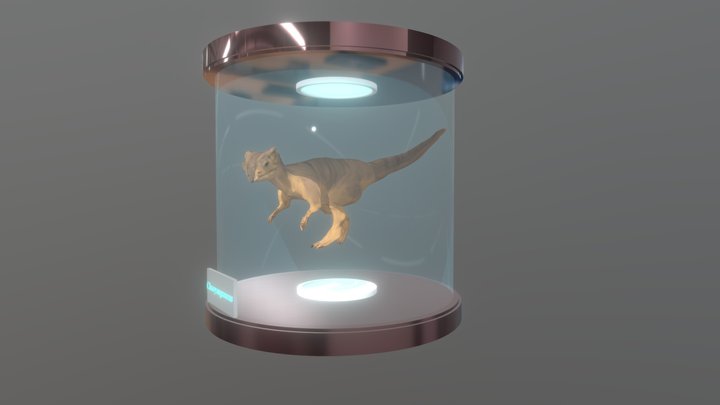 Dinosaur model Chaoyangsaurus 3D Model