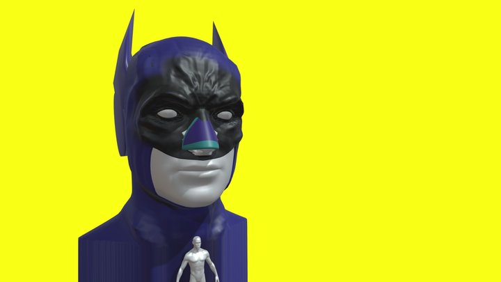 Batman Bust (60's influence) 3D Model