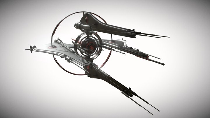 Alien ship 3D Model