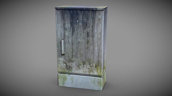 Electrical Box 03 - Non-PBR 3D Model