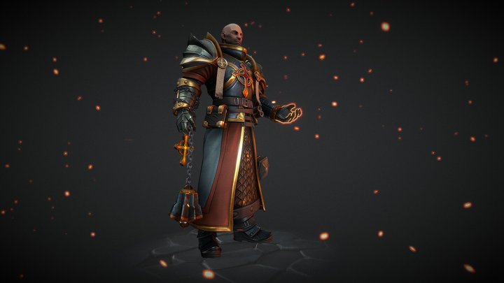 WarPriest Game Model 3D Model