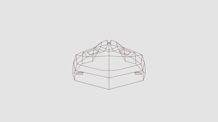 BAT UAV Structure Line 3D Model