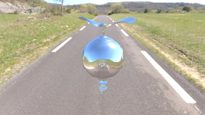 Flying Robot 3D Model
