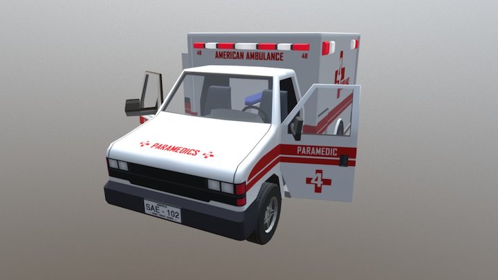 [Asset_1] Ambulance 3D Model