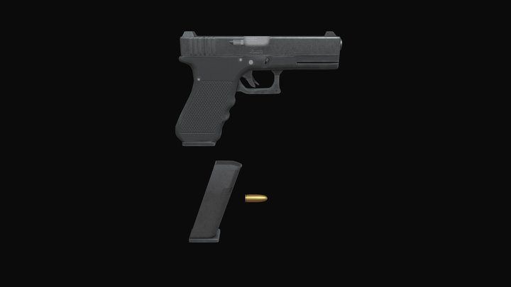 Pistol 3D Model