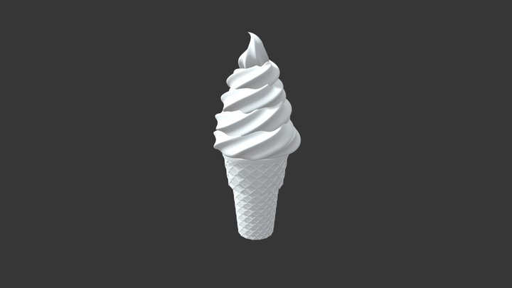 HW4: Ice cream 3D Model